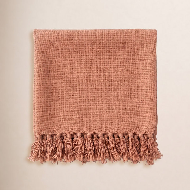 Throw Blanket, Faded Coral