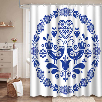 Rideau de douche Folk Art