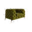 Chesterfield Armchair Atoka with Gold Metal Legs-346650242