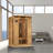 Dynamic Saunas 2 - Person Bluetooth Compatible FAR Infrared Sauna in Hemlock