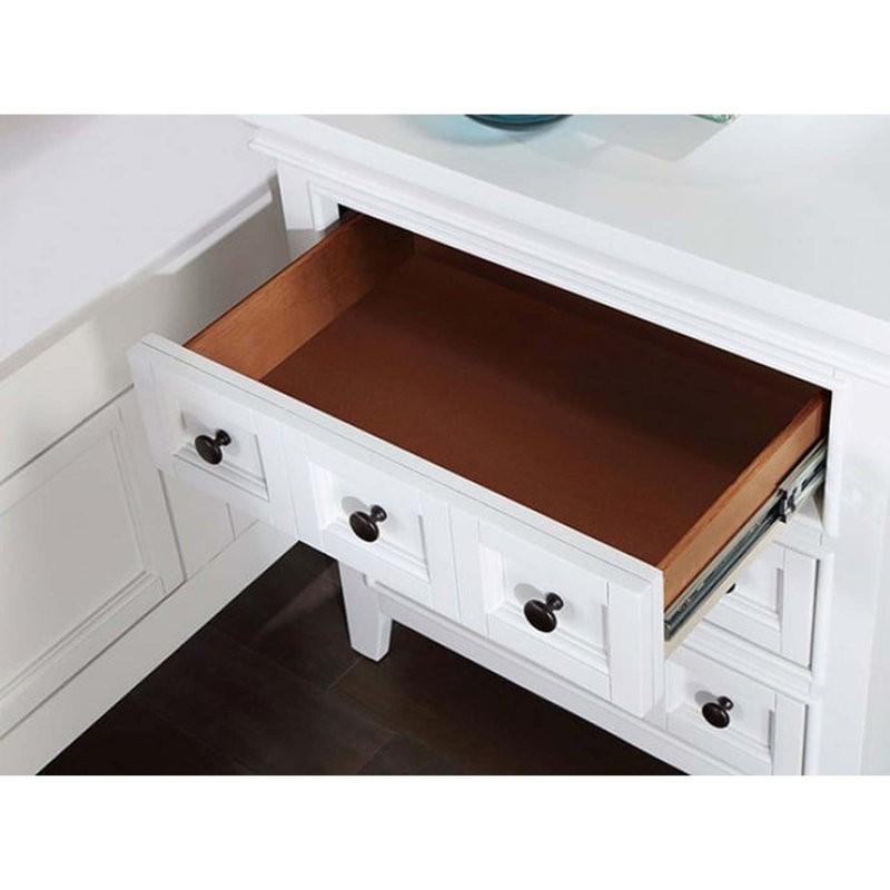 Table de chevet 3 pièces, Blanc