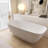 66.93"X 29.94"Solid Surface Bathtub, Freestanding Soaking Bathtub-111988707