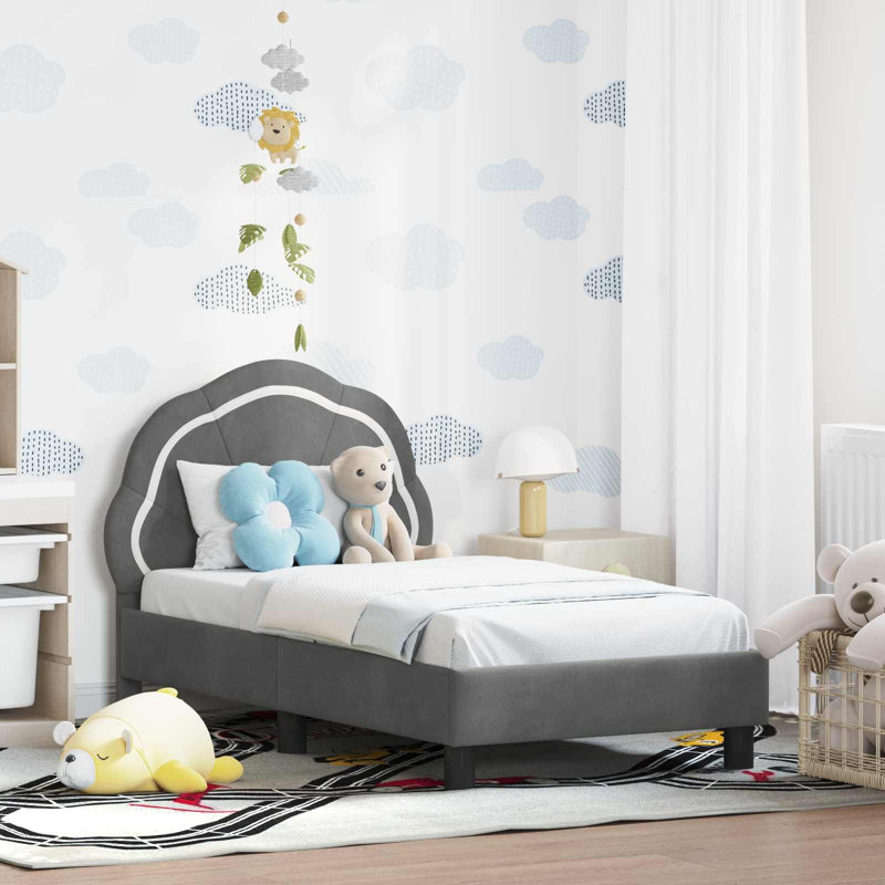 Bed Frame, Cot Bed / Toddler (70 x 140cm), Dark Grey