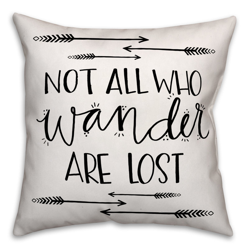  Coussin Not Not Who Who Wander Are Lost