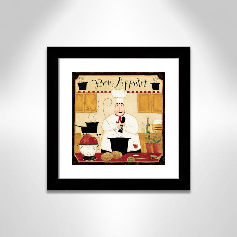 Onna Bon Appetit, impression encadrée