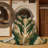 Washable Taro Leaves Hawaiian Area Rug-2061107713