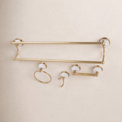 Kingston Brass Victorian 4-Piece Bathroom Hardware Set