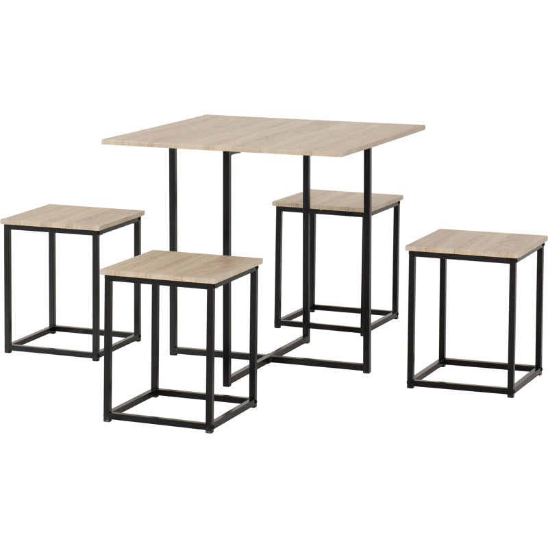 Naazish 4 - Person Dining Set, Oak