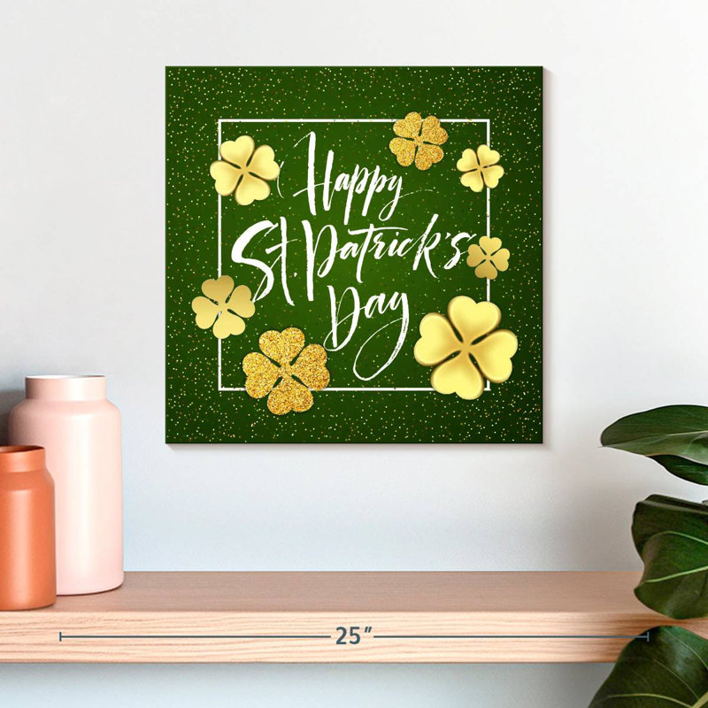Paillettes Lelend St. Patrick's Day, H 16 po x l 16 po