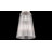 Jeanie 8" W 1-Light Metal and Glass Adjustable Single Cone Pendant with Sloped Ceiling Compatibility-630051033