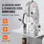 Scie à ruban à viande commerciale en acier inoxydable 1800W
