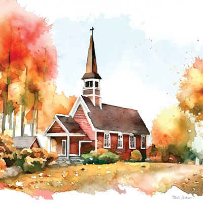 Église d'automne de campagne II