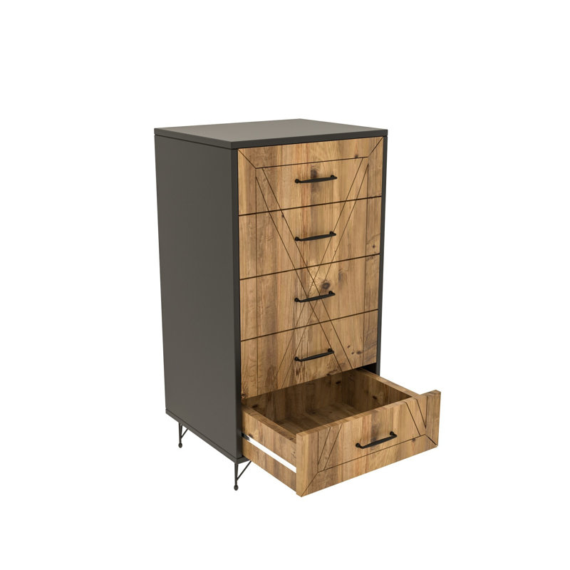 Nutt 19.7'' W 5 - Drawer Dresser