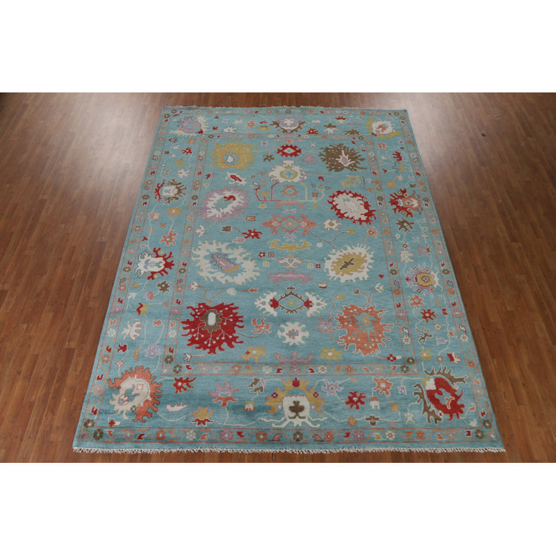 Tapis floral 9 x 12 Oushak