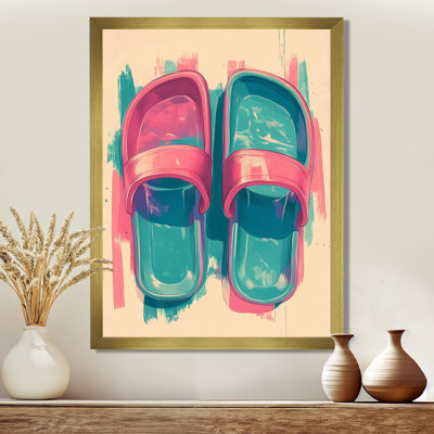 " Jelly Sandals Summer " Print