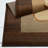 Royalty Clover Contemporary Geometric Border Area Rug, Brown/Blue-971276850