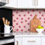 Cestaric 50 x 100 cm PVC Tile in Pink