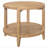 Isbell Maple Brown Round Solid Wood Side End Table