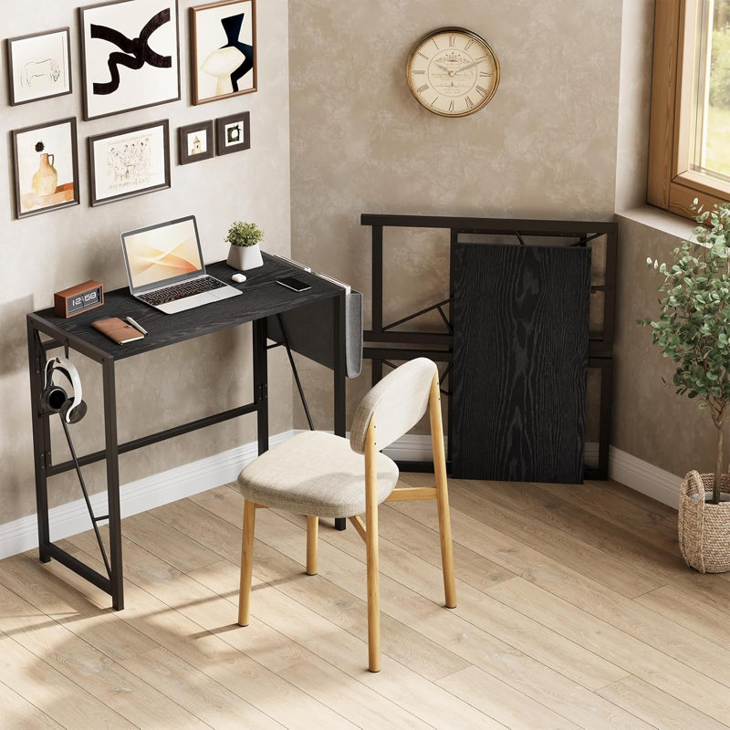 Folding Table, Matte Black