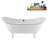 71" Streamline Clawfoot Tub,Tray,Drain and Clawfeet-101628947-102360908