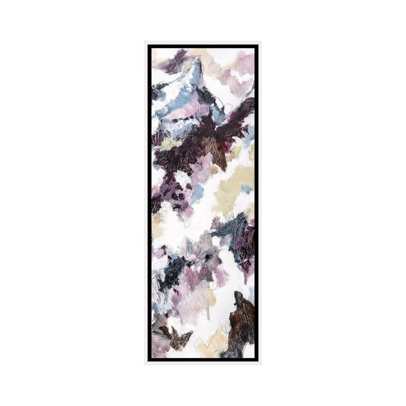 Quiet by Cristina Dalla Valentina - Panoramic Painting on Canvas, White Framed, 121.92 cm H x 40.64 cm W
