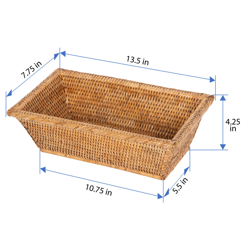 Bay Isle Home ™ - Panier de rangement polyvalent pour comptoir et tablette La Jolla pour cuisine, garde-manger et salle de bain