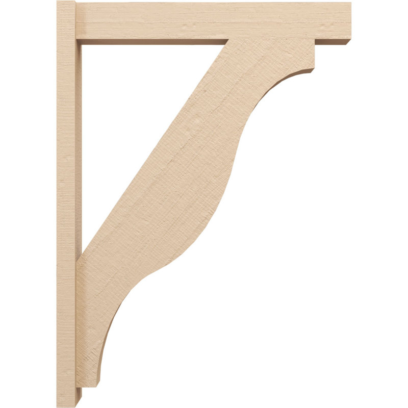 Bois de cèdre brut Funston Block TimberThane Perspector, brun clair apprêté, H 44 po x l 6 po x P 32 po