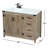 42 " W Freestanding Standard 1 Single Vanity Bathroom Vanity With Engineered Marble Top-209029007