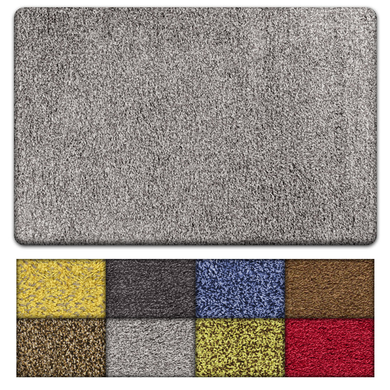 Red Polyester Non-Slip Outdoor Doormat 24" x 36"