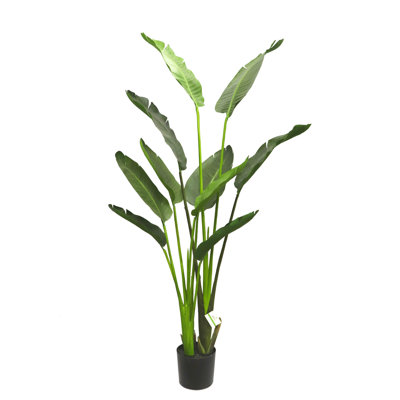 Faux Palm Plant in Pot