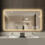 Miroir anti-buée avec lumières DEL