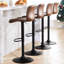 Tabouret de bar rotatif à hauteur réglable avec structure en métal-186712870-186712875