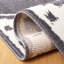 Tapis gris anthracite / ivoire en polypropylène tissé à la machine Jean-Louis-1278777655