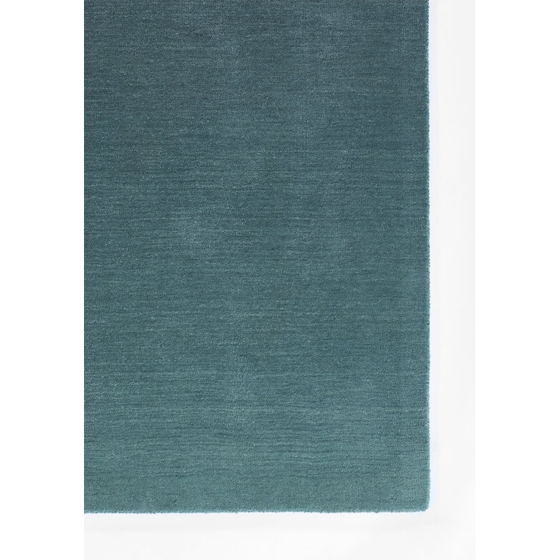 Momeni Hand Loomed Wool Ombre Area Rug in Blue, Rectangle 5' x 8'