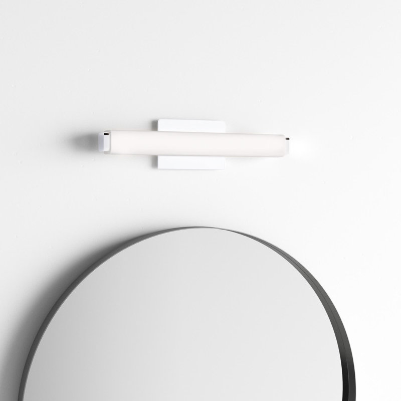 Erby LED Flush Mounted Sconce, Chrome, 3500K