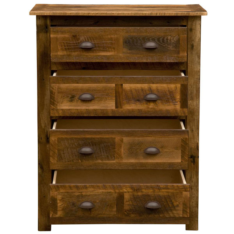 Commode à quatre tiroirs Fireside Lodge Appalachian - Premium Line, Hickory