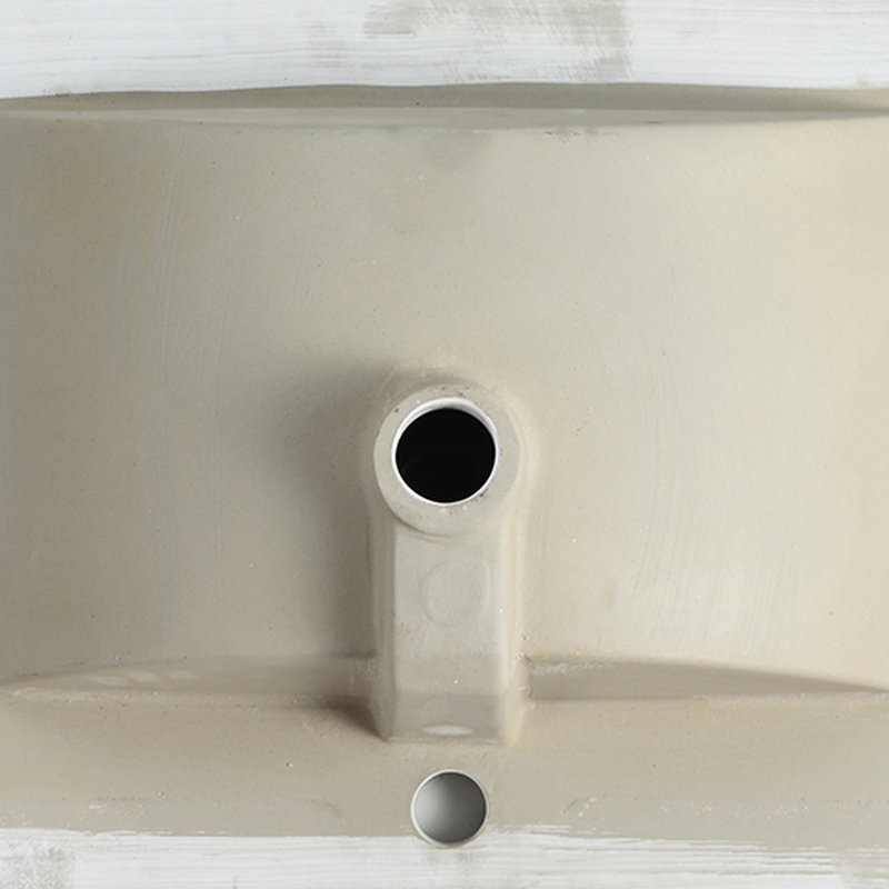 Comptoir de meuble-lavabo en céramique 30 po pour salle de bain, blanc brillant, P 29,9 po x l 18,3 po H 6,7 po, et évier de choc blanc brillant 30 po
