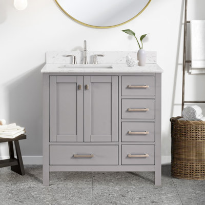 Meuble-lavabo simple 36 po Cholena