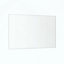 Miroir rectangulaire surdimensionné avec plateau amovible et cadre argenté-759078379