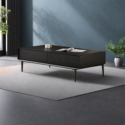 Modern simple rectangular storage coffee table