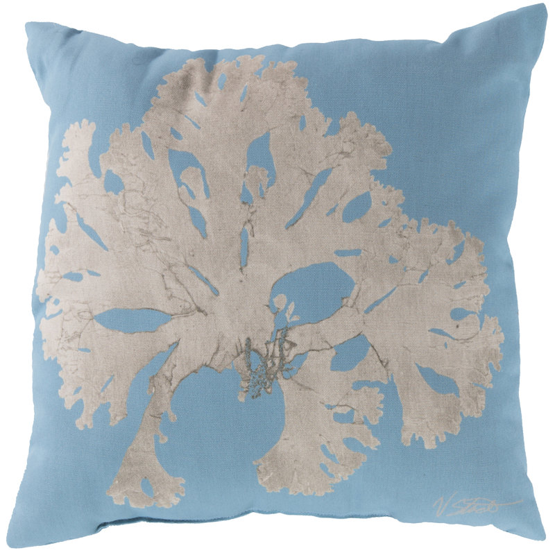 Outdoor Throw Pillow, Light Blue, 20" x 20"