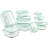 Glass Food Storage - Set of 9 Containers and 9 Lids
