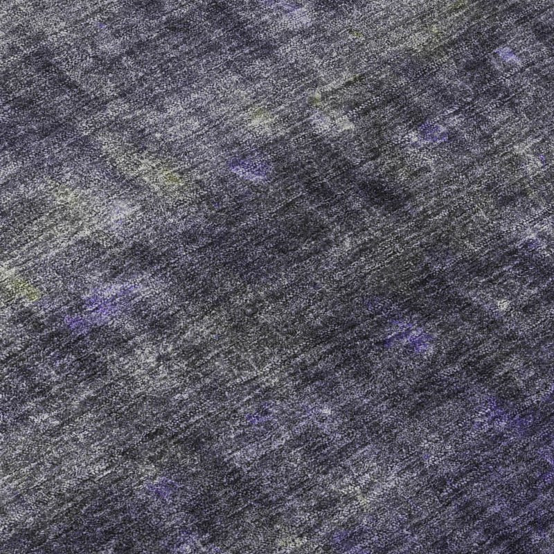 Premium Machine Washable Mayfield Stripes Rug, 1'8" x 2'6", Purple