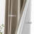 Linen Blended Slub Textured 100% Blackout Back Tab Sliding Patio Door Curtain Panel-1201056961-1201056989
