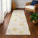 Premium Machine Washable Ingrassellino AMF1823 Stars and Snowflakes Holiday Rug