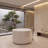Modern Round 41" Freestanding Solid Surface Deep Soaking Bathtub - White-123515528