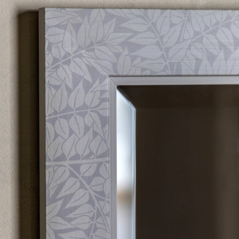 Margret Botanical Rectangle Mirror 51cmx61cm, Beige