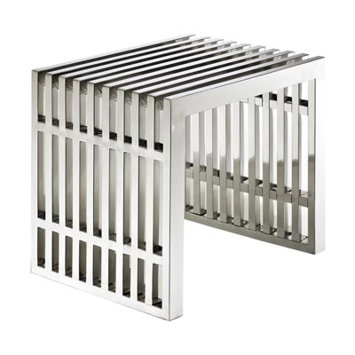 Collection de banc en acier inoxydable Stratus