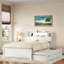Lit plateforme en bois avec lit gigogne, tête de lit et tiroirs de rangement-1037213043-1037213042