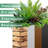 Large Metal Outdoor Planters – Rectangular Planter Box for Indoor Plants and Garden Use, Outdoor Planter Box for Patio, Backyard and Front Porch-469479096-438762007